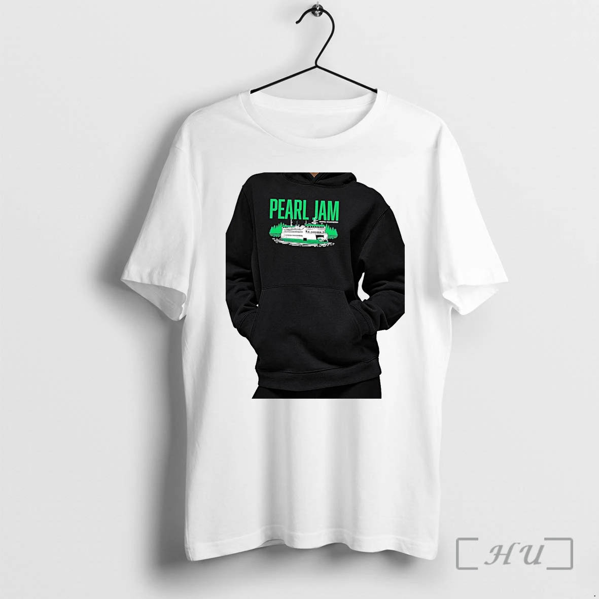 Officials Pearl Jam Seattle Washington Ferry And Van Premium T Shirts Sweater Hoodie
