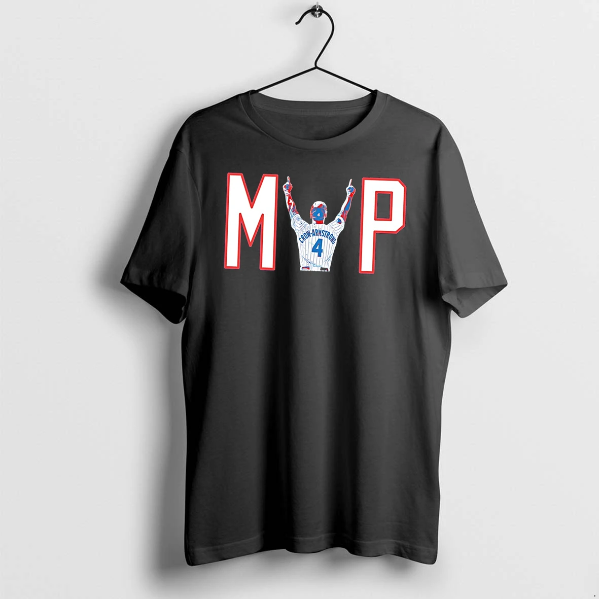 Officials Pete Crow Armstrong No 4 Chicago Cubs Mvp Tee Premium T Shirt Sweatshirt Hoodie