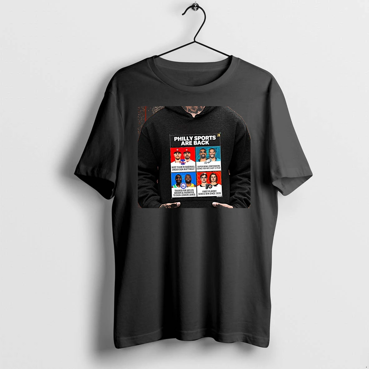 Officials Philadelphia Phillies Eagles 76ers Flyers Philly Sports Are Back Premium T Shirt Sweatshirt Hoodie