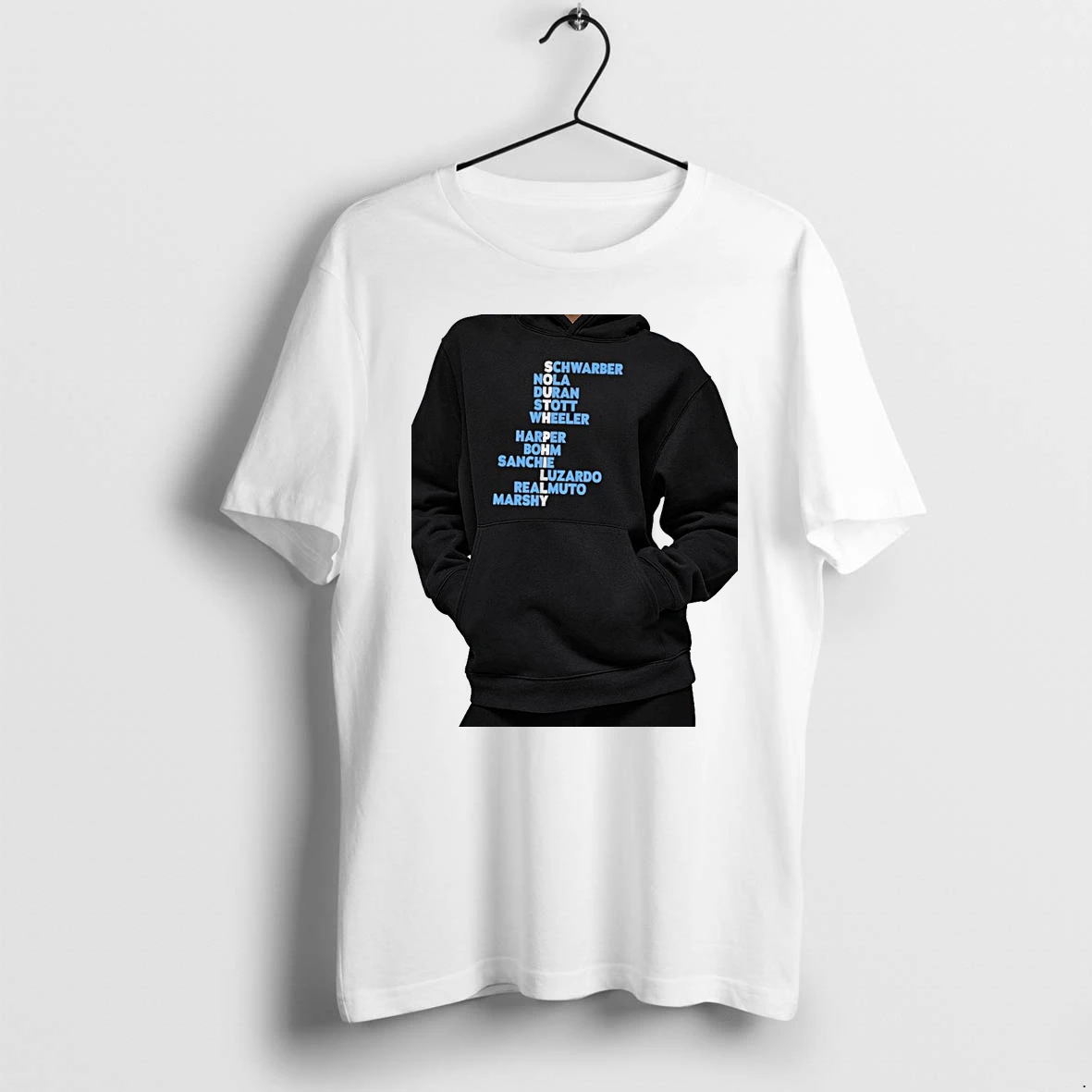 Officials Philadelphia Phillies Roster Schwarber Nola Duran Stott Wheeler Harper Bohm Premium T Shirt Sweatshirt Hoodie