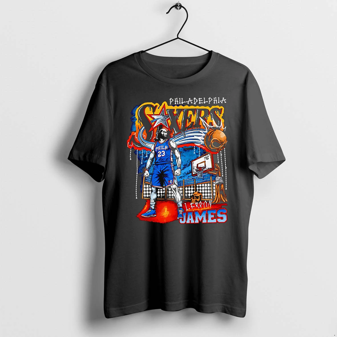 Officials Philadelphia Sixers Lferon James Premium T Shirt Sweatshirt Hoodie