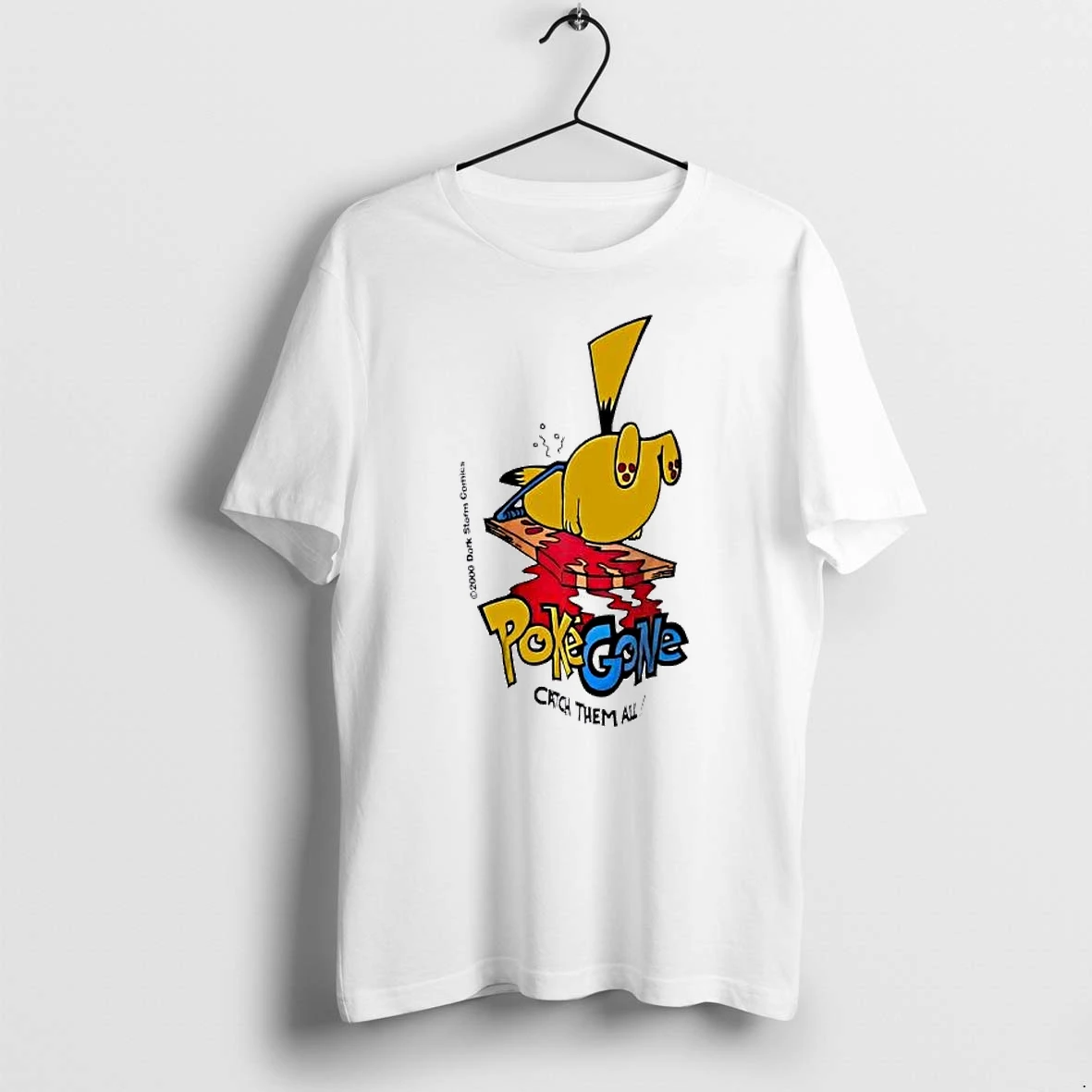 Officials Pikachu Catch Them All 2000 Dork Storm Comics Premium T Shirt Sweatshirt Hoodie