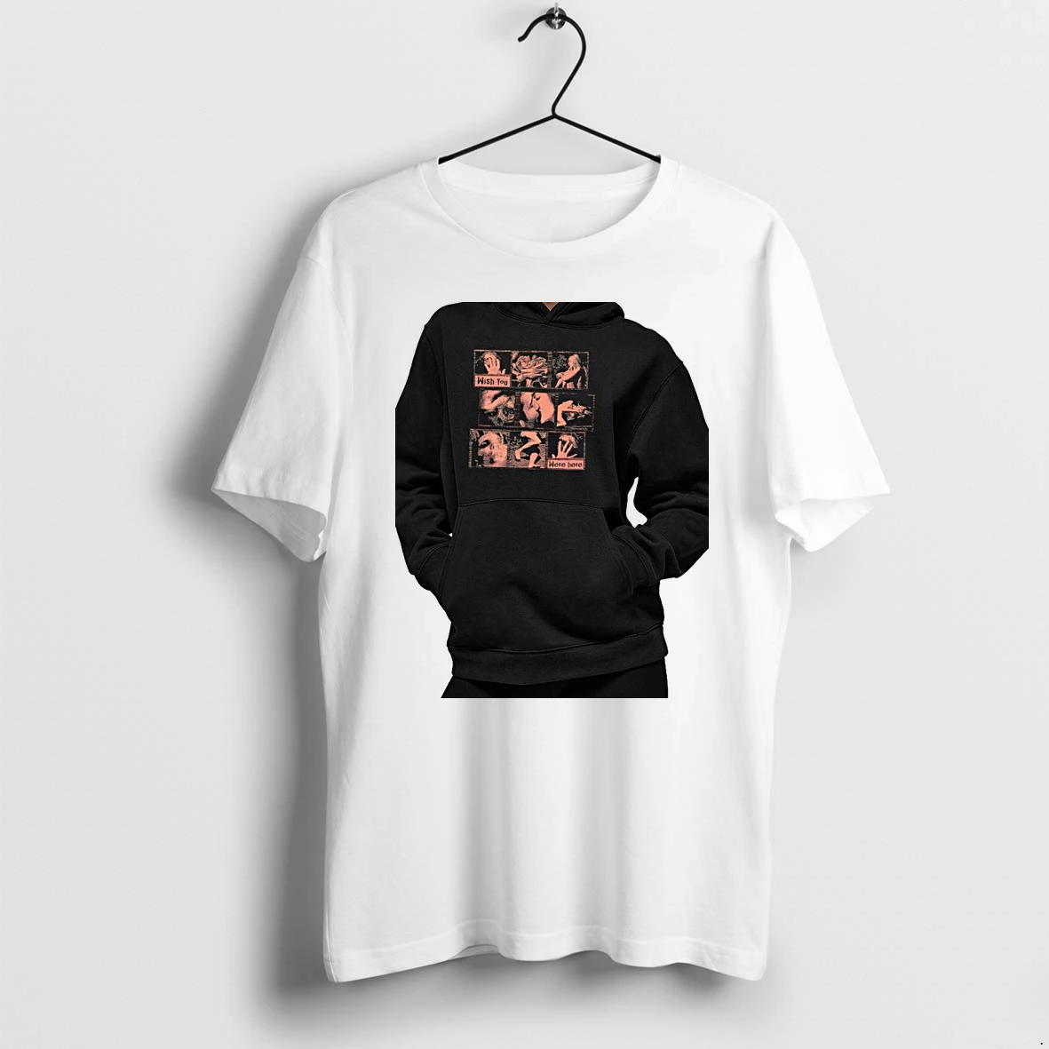 Officials Pink Floyd Wish You Were Here Collage Portrait Photography Premium T Shirt Sweatshirt Hoodie