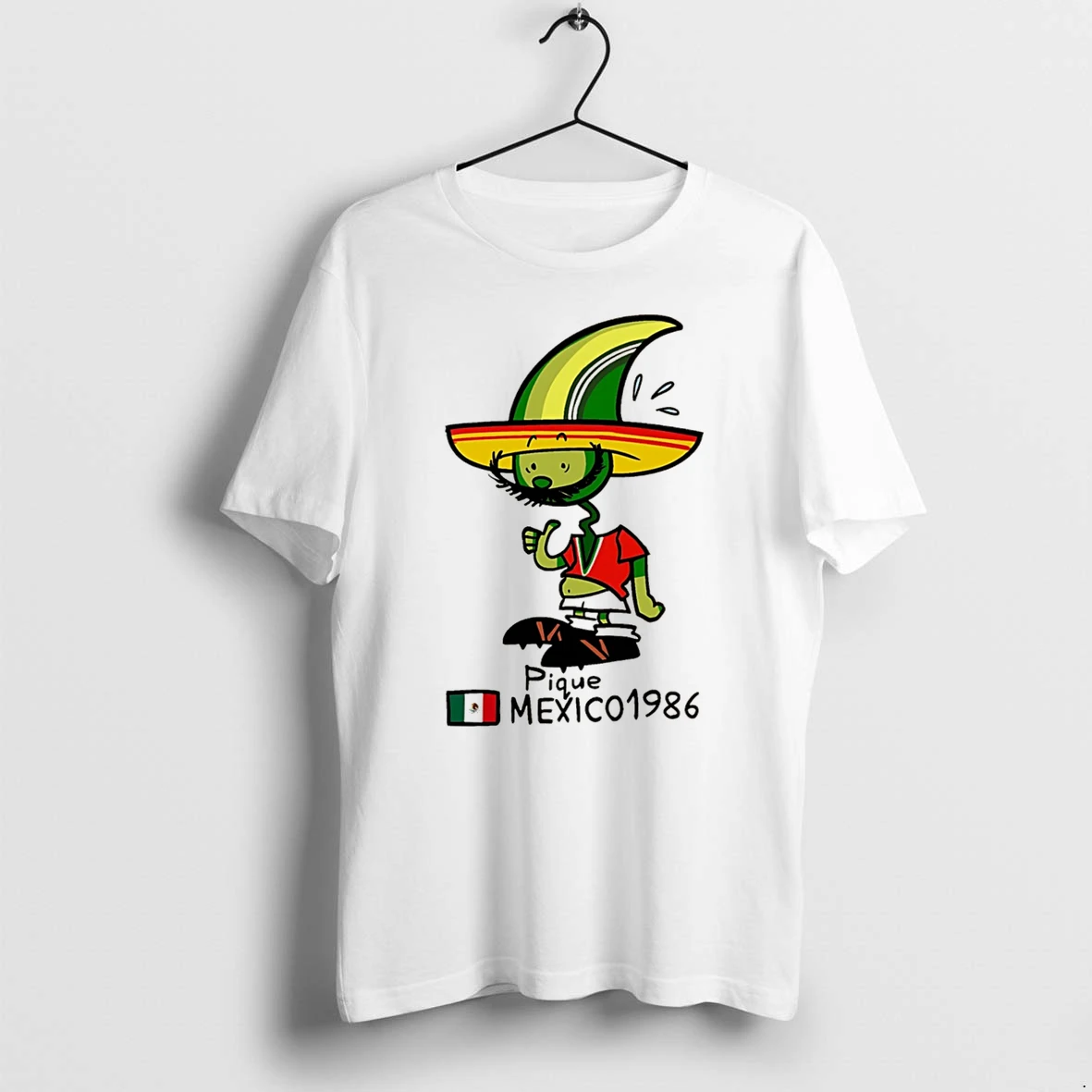 Officials Pique Mexico 1986 World Cup Mascot Fifa Tee Premium T Shirt Sweatshirt Hoodie