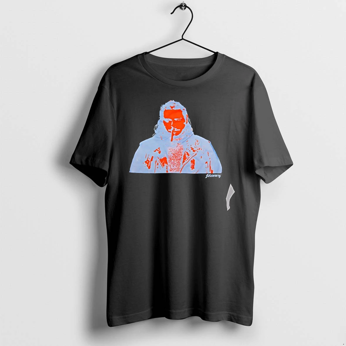 Officials Post Malone Stoney Album Artist Portrait Two Tone Colorway Premium T Shirt Sweatshirt Hoodie
