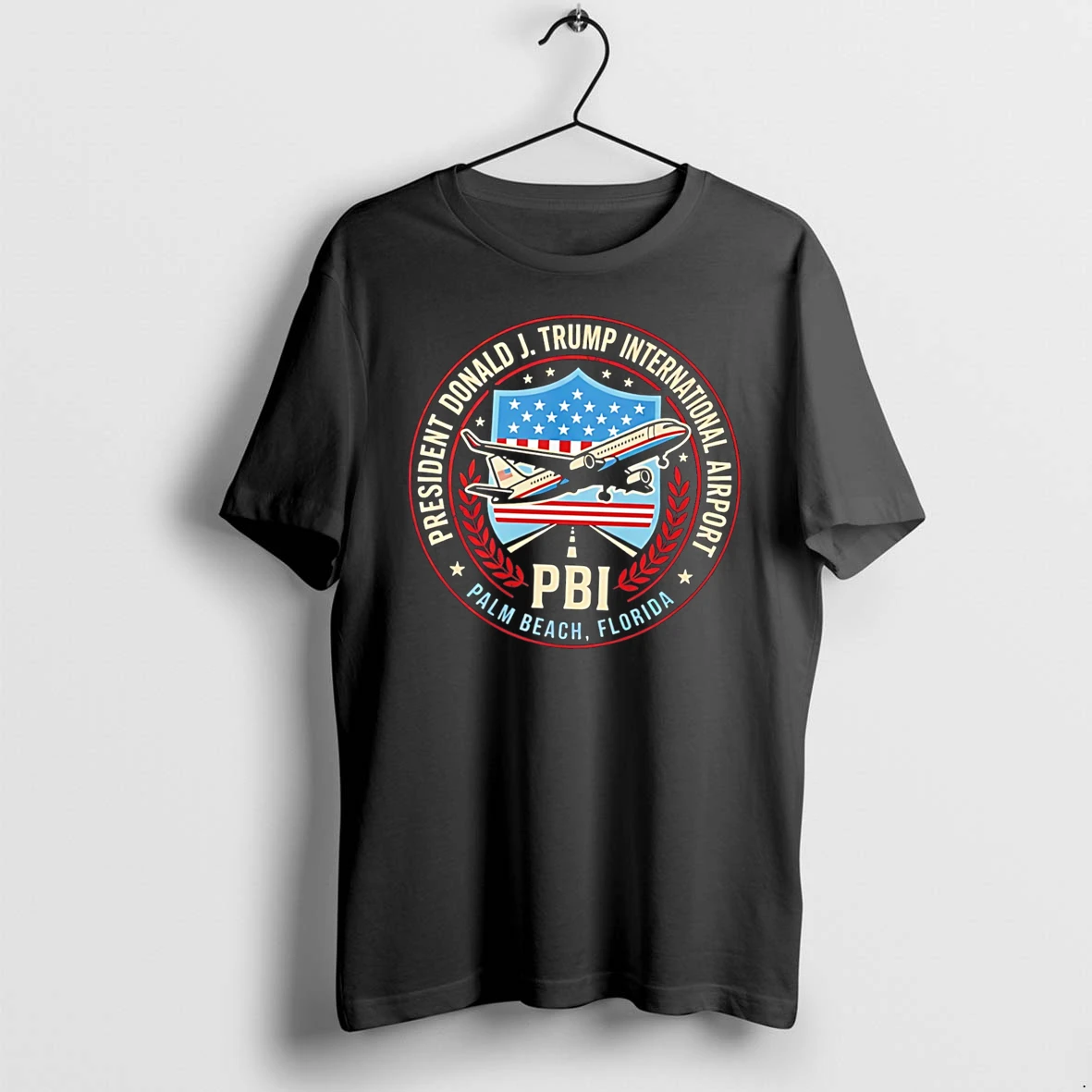 Officials President Donald J Trump International Airport Pbi Commemorative Tee Premium T Shirt Sweatshirt Hoodie