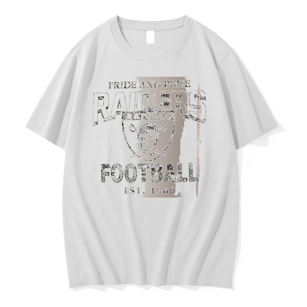 Officials Pride And Poise Raiders Raiders Football Est 1960 White Premium T Shirt Sweatshirt Hoodie