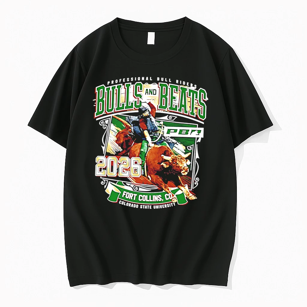 Officials Professional Bull Riders Bulls And Beats 2026 Colorado State University Tee Premium T Shirt Sweatshirt Hoodie