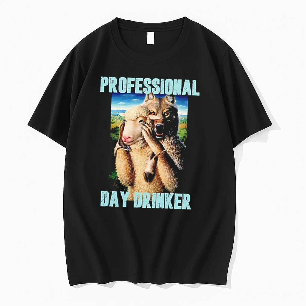 Officials Professional Day Drinker Wolf In Sheeps Tee Premium T Shirt Sweatshirt Hoodie