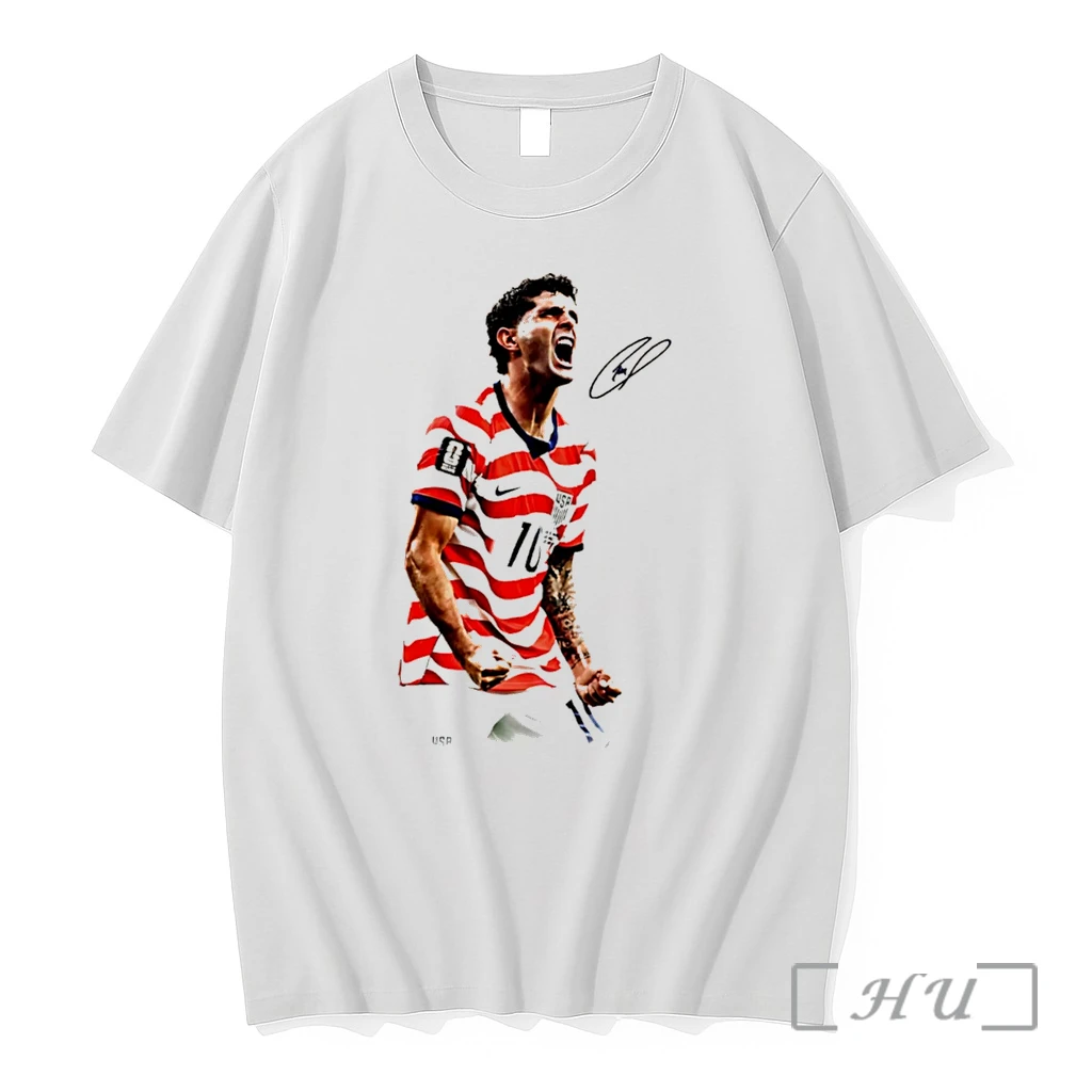 Officials Pulisic Usa Soccer Captain America Signature Tee Premium T Shirts Sweater Hoodie