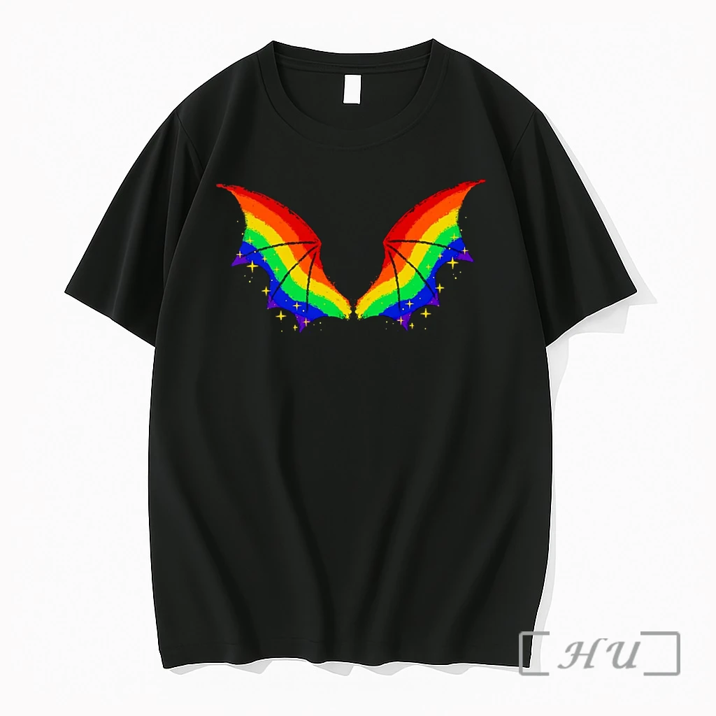 Officials Rainbow Bat Wings Premium T Shirts Sweater Hoodie