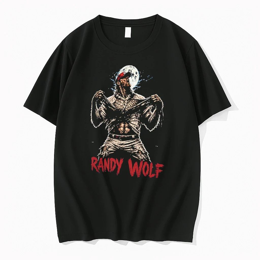 Officials Randy Wolf Werewolf Philadelphia Phillies Moon Transformation Tee Premium T Shirt Sweatshirt Hoodie