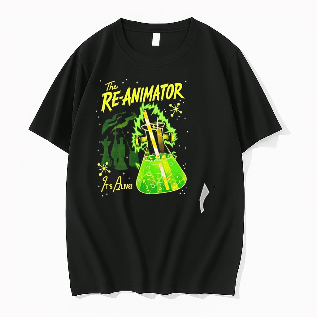 Officials Re Animator The Re Animator It Is Alive Flask Laboratory Horror Film Premium T Shirt Sweatshirt Hoodie