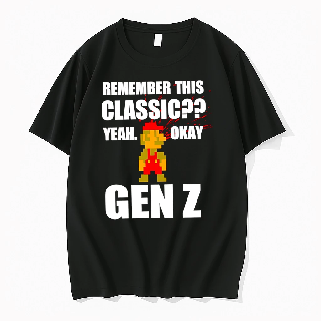Officials Remember This Classic Yeah Okay Gen Z Mario Premium T Shirt Sweatshirt Hoodie