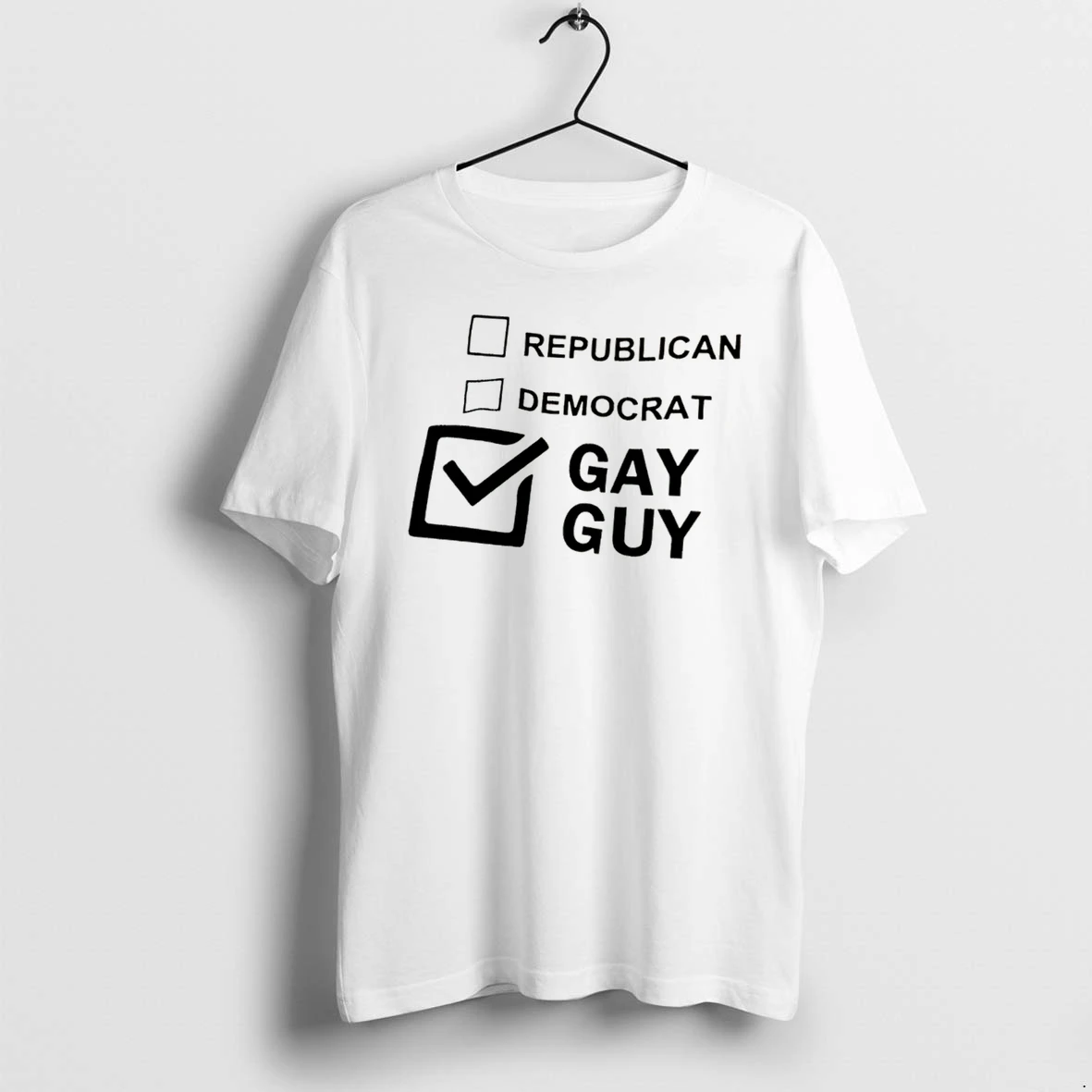 Officials Republican Democrat Gay Guy Checkbox Lgbtq Tee Premium T Shirt Sweatshirt Hoodie