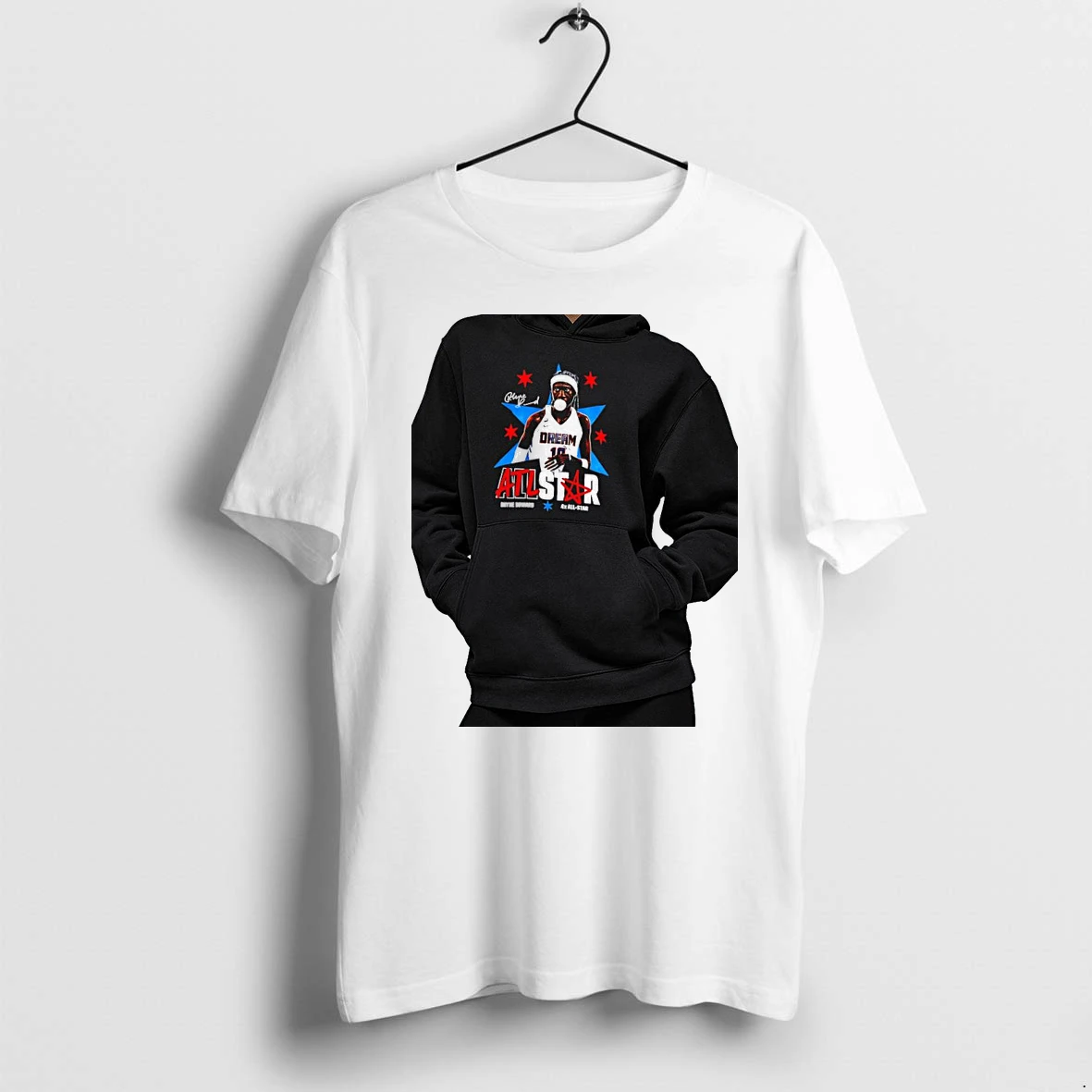 Officials Rhyne Howard 4x All Star Signature Premium T Shirt Sweatshirt Hoodie