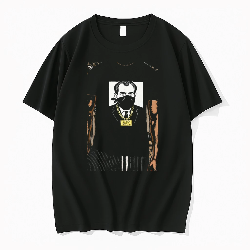 Officials Richard Nixon 1971 Bandana Gold Chain Premium T Shirt Sweatshirt Hoodie