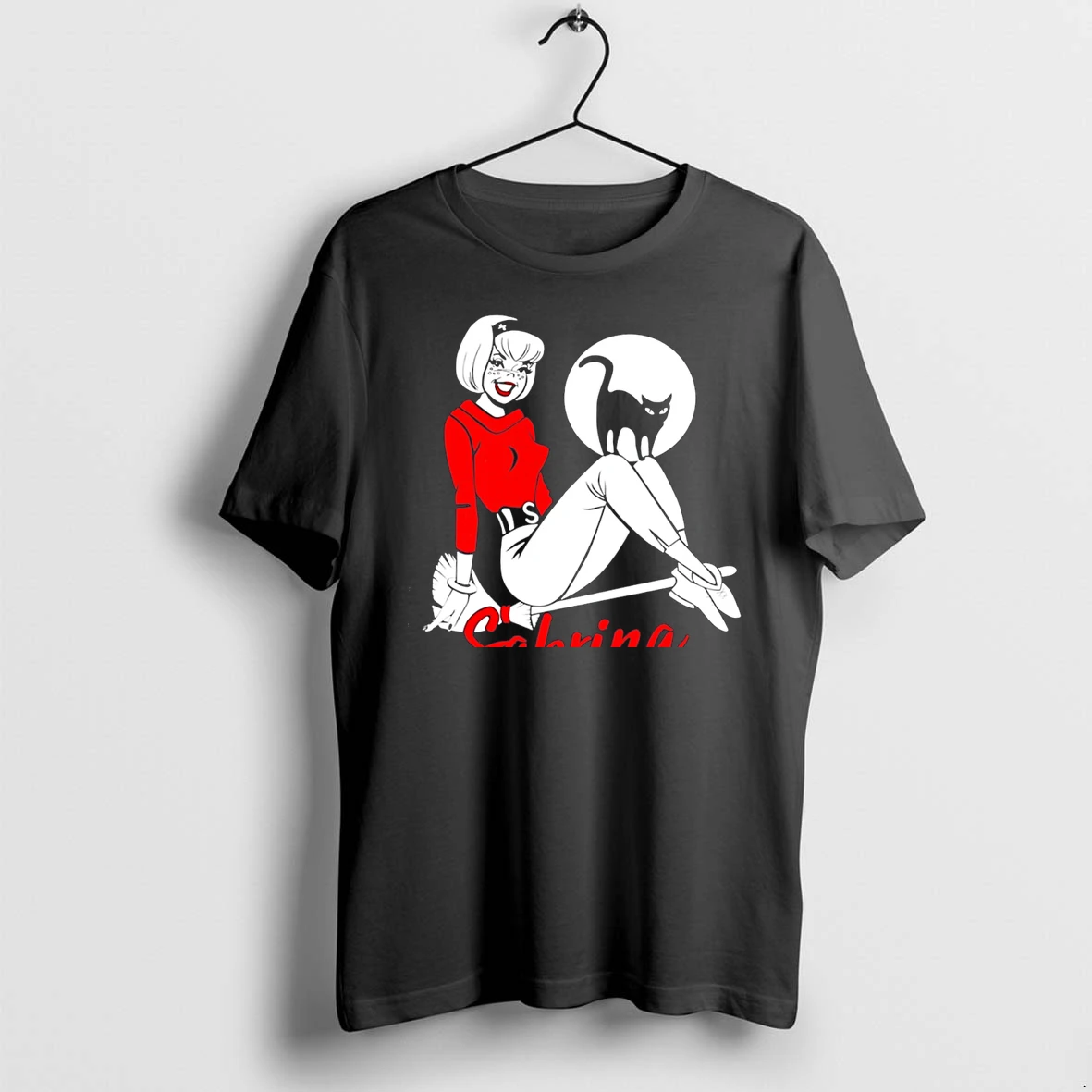 Officials Sabrina The Teenage Witch Retro Salem The Cat Tee Premium T Shirt Sweatshirt Hoodie