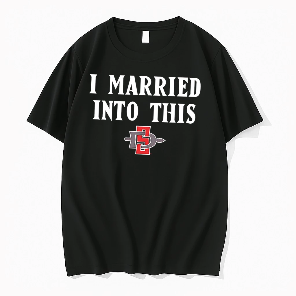 Officials San Diego State Aztecs I Married Into This Logo Tee Premium T Shirt Sweatshirt Hoodie