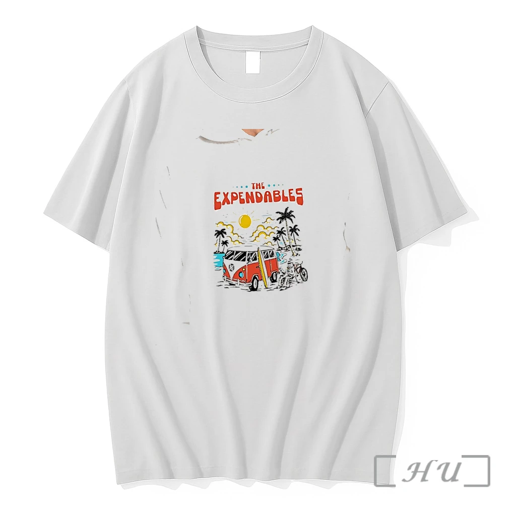 Officials Sasquatch Bigfoot The Expendables Beach Surf Van With Surfboard And Bicycle Premium T Shirts Sweater Hoodie
