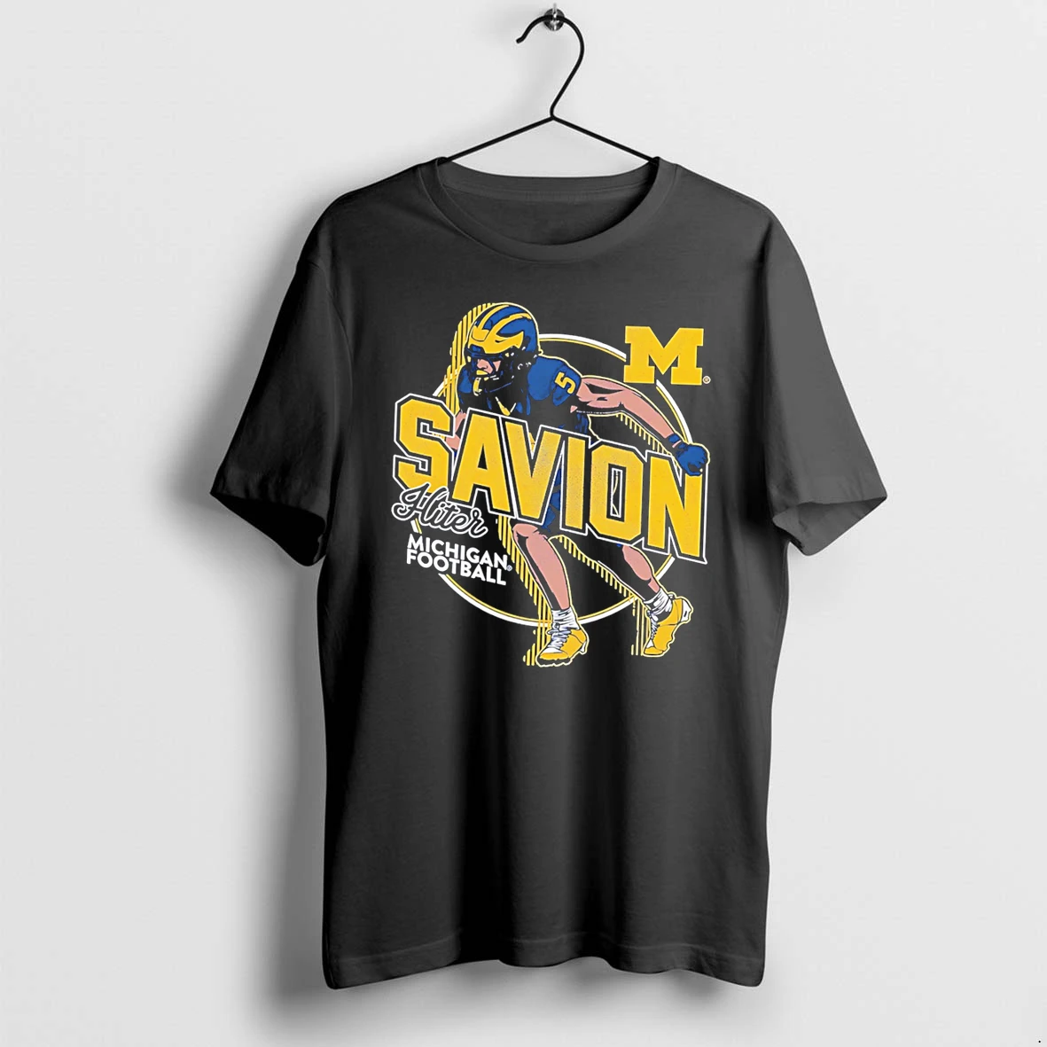 Officials Savion Hiter Michigan Wolverines Football Athlete Motion Tee Premium T Shirt Sweatshirt Hoodie