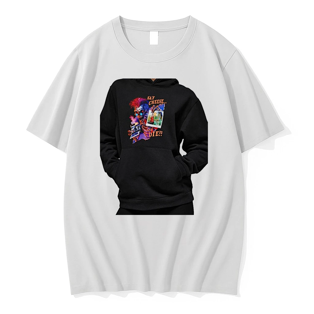 Officials Say Cheese And Die Goosbumps R L Stine Skeleton Photographer Premium T Shirt Sweatshirt Hoodie