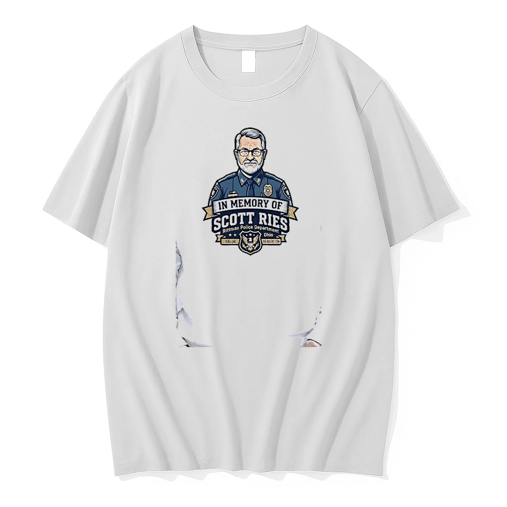 Officials Scott Ries Rittman Police Department In Memory Of Scott Ries Ohio Valor Dedication Premium T Shirt Sweatshirt Hoodie