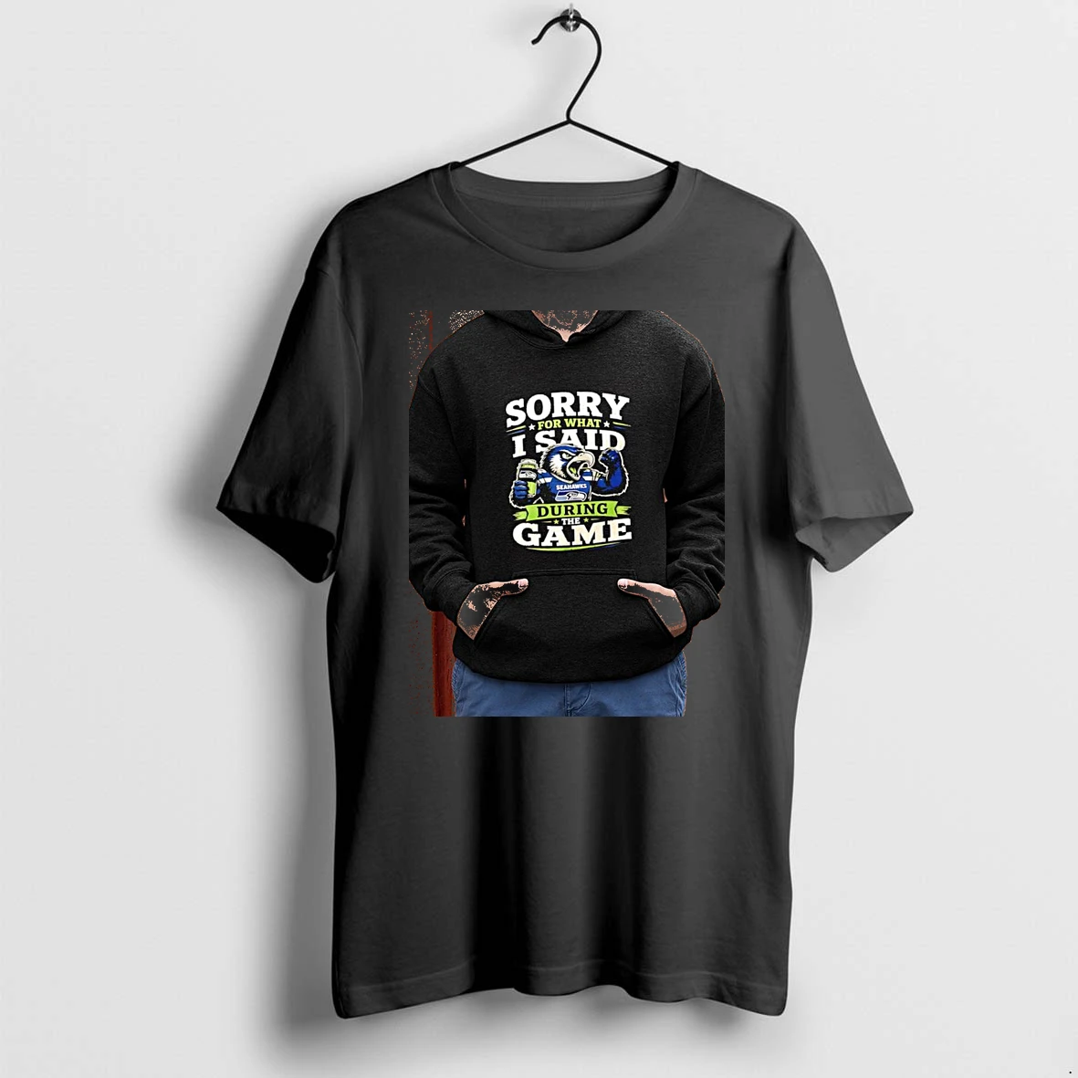 Officials Seahawks Seattle Nfl Sorry For What I Said During The Game Mascot Premium T Shirt Sweatshirt Hoodie