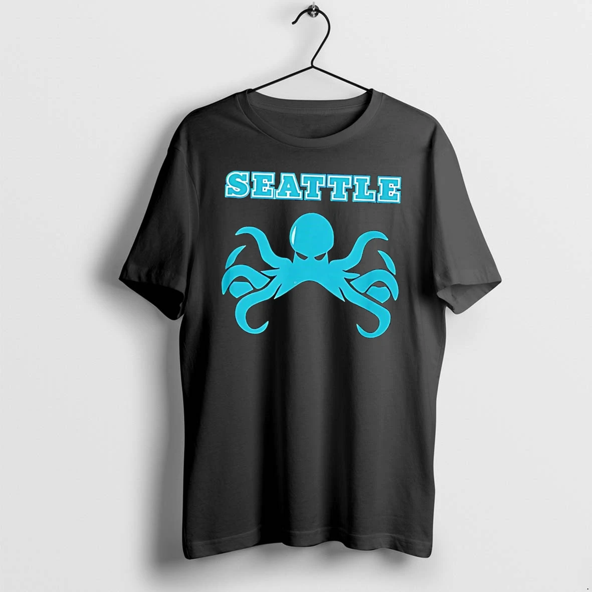 Officials Seattle Kraken Octopus Team Black Premium T Shirt Sweatshirt Hoodie