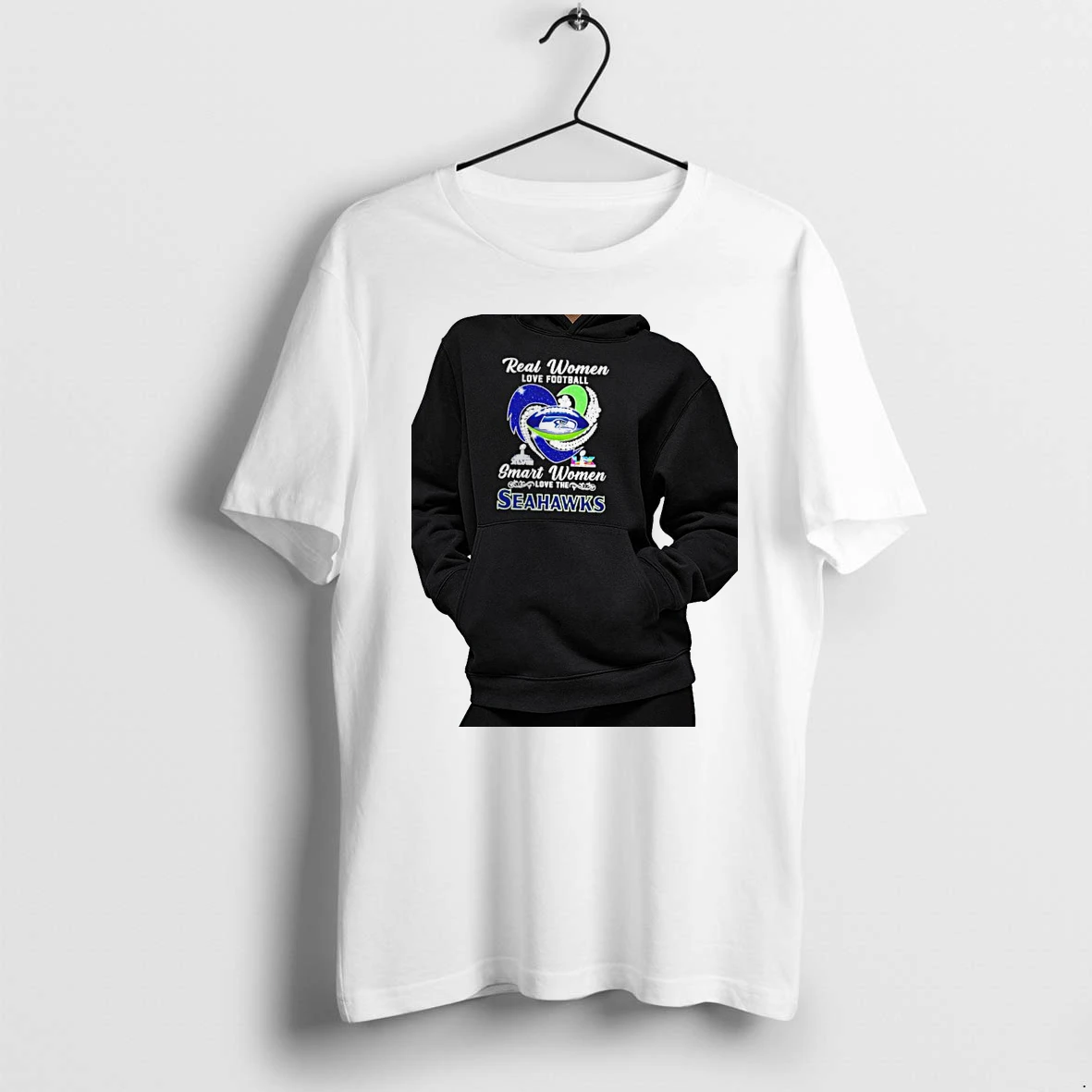 Officials Seattle Seahawks Nfl Real Women Love Football Smart Women Love The Seahawks Premium T Shirt Sweatshirt Hoodie