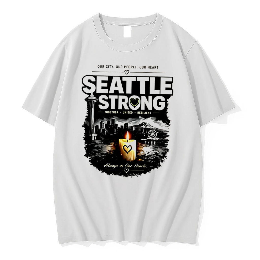 Officials Seattle Strong Our City Our People Our Heart Together United Resilient Tee Premium T Shirt Sweatshirt Hoodie