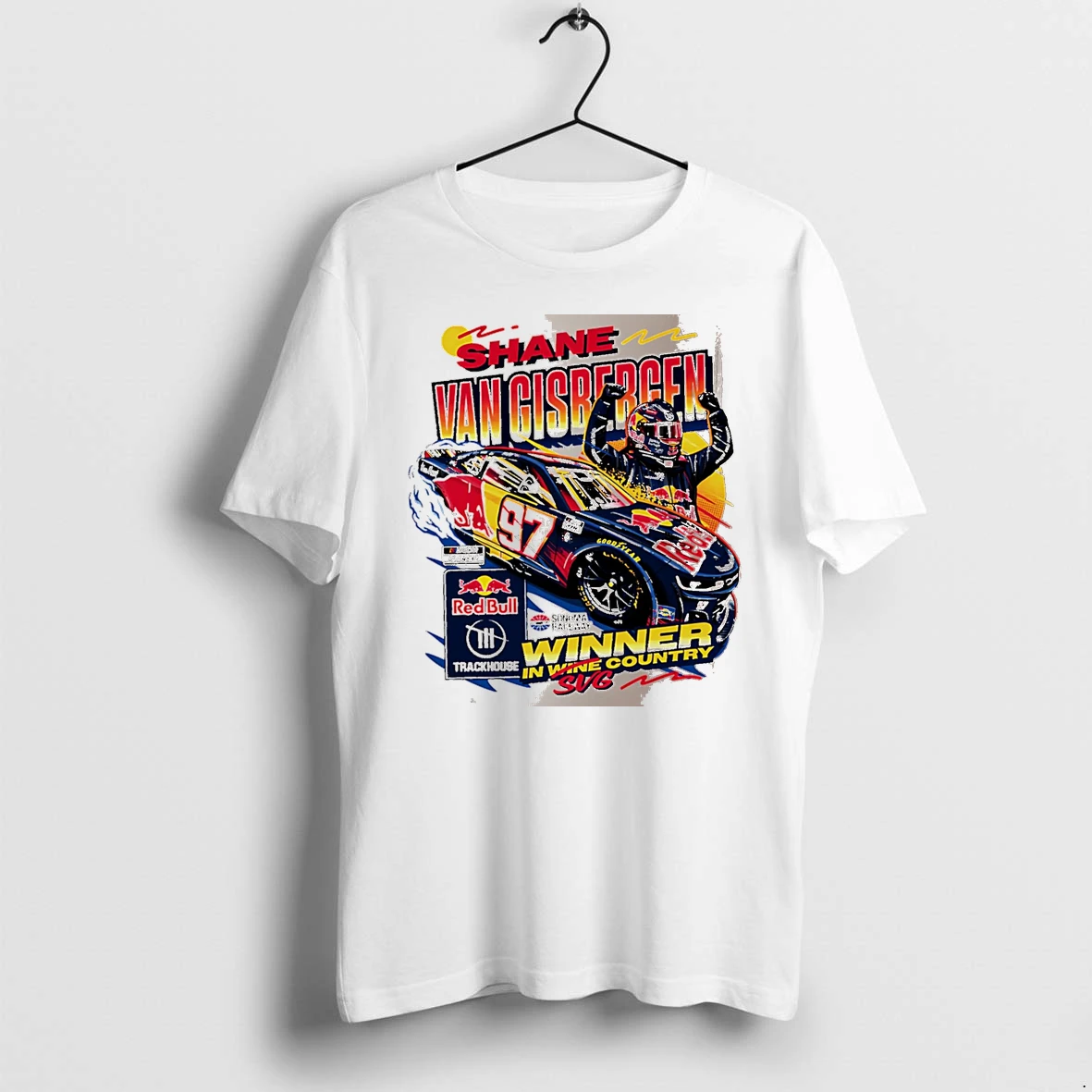 Officials Shane Van Gisbergen Winner In Wine Country Nascar Cup Series White Premium T Shirt Sweatshirt Hoodie