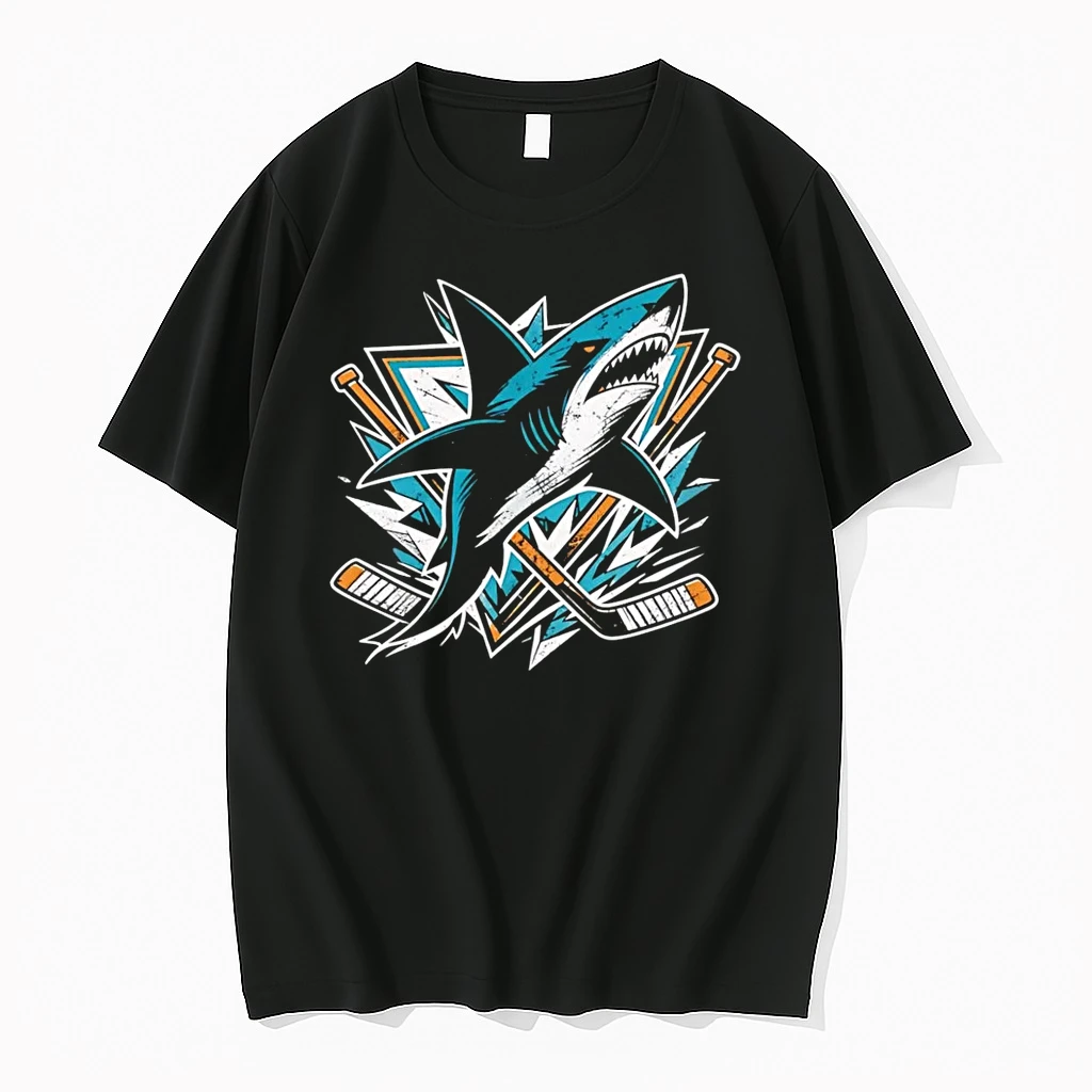 Officials Shark Hockey Attack San Jose Sharks Black Premium T Shirt Sweatshirt Hoodie