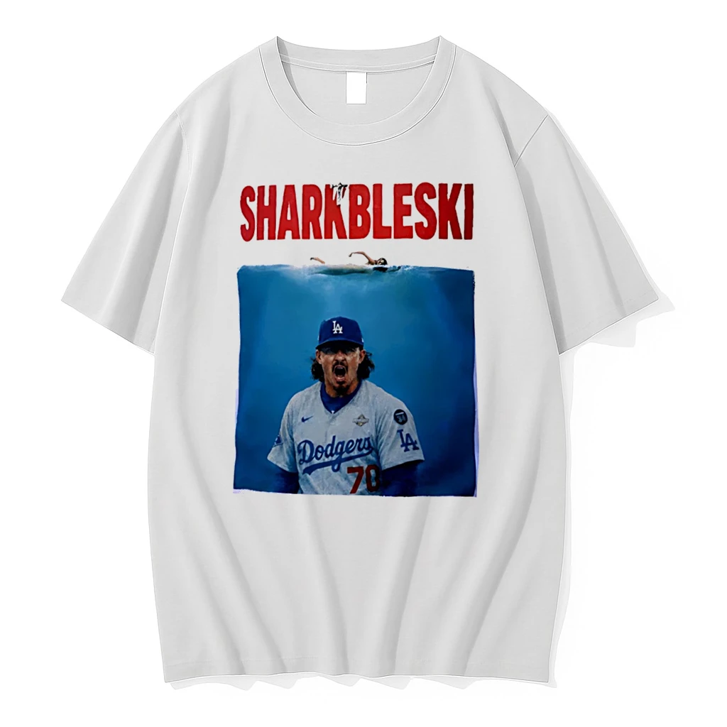 Officials Sharkbleski Shark Wrobleski Los Angeles Dodgers 70 Bootleg Tee Premium T Shirt Sweatshirt Hoodie