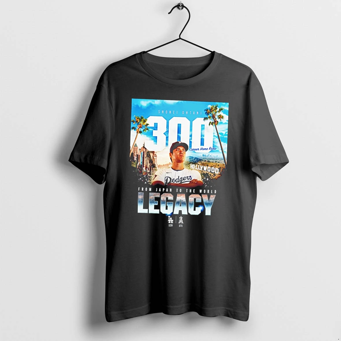 Officials Shohei Ohtani 300 Career Home Runs Legacy From Japan To The World Tee Premium T Shirt Sweatshirt Hoodie