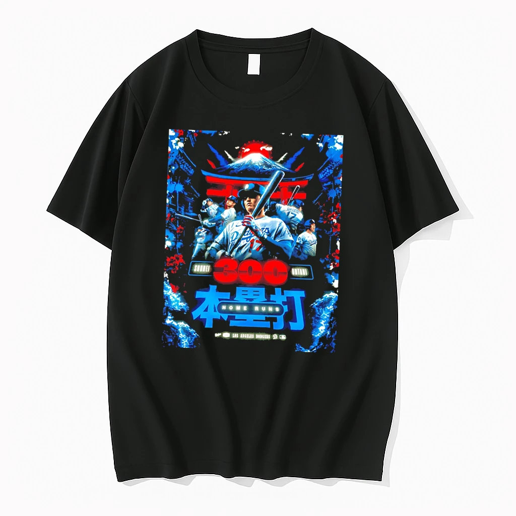 Officials Shohei Ohtani 300 Home Runs Los Angeles Dodgers Mlb Tee Premium T Shirt Sweatshirt Hoodie