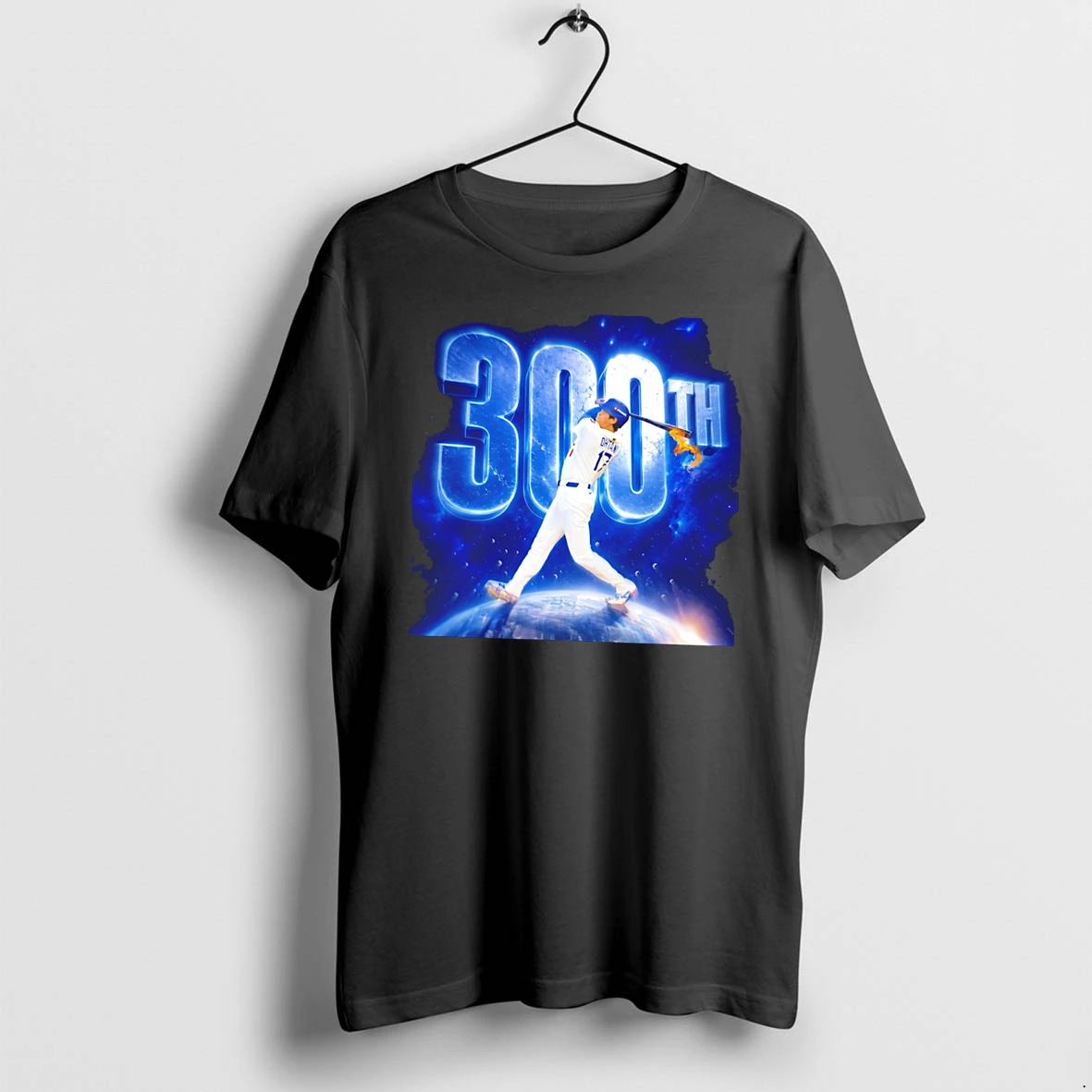 Officials Shohei Ohtani 300th Home Run 17 Los Angeles Dodgers Tee Premium T Shirt Sweatshirt Hoodie
