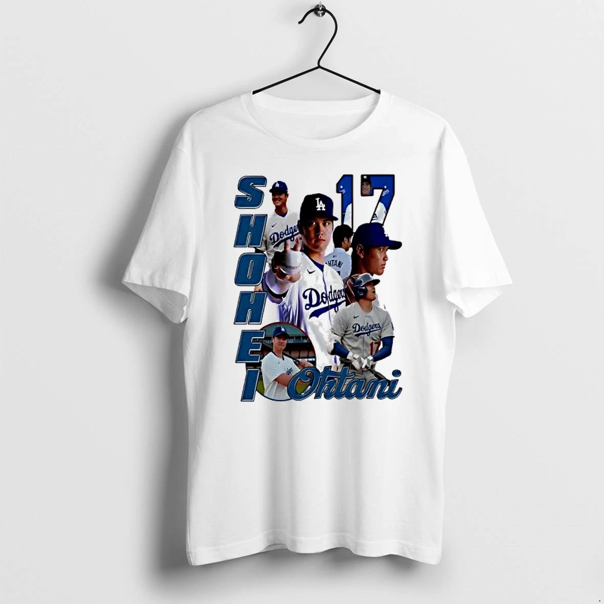 Officials Shohei Ohtani Los Angeles Dodgers No 17 Vintage Collage Premium T Shirt Sweatshirt Hoodie