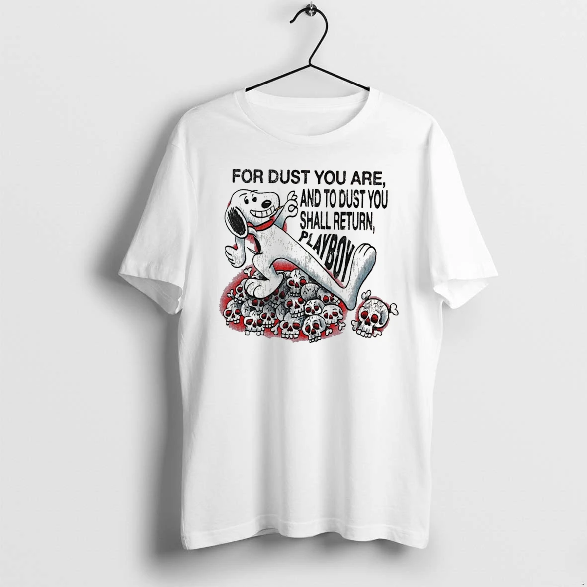 Officials Snoopy For Dust You Are And To Dust You Shall Return Playboy Tee Premium T Shirt Sweatshirt Hoodie