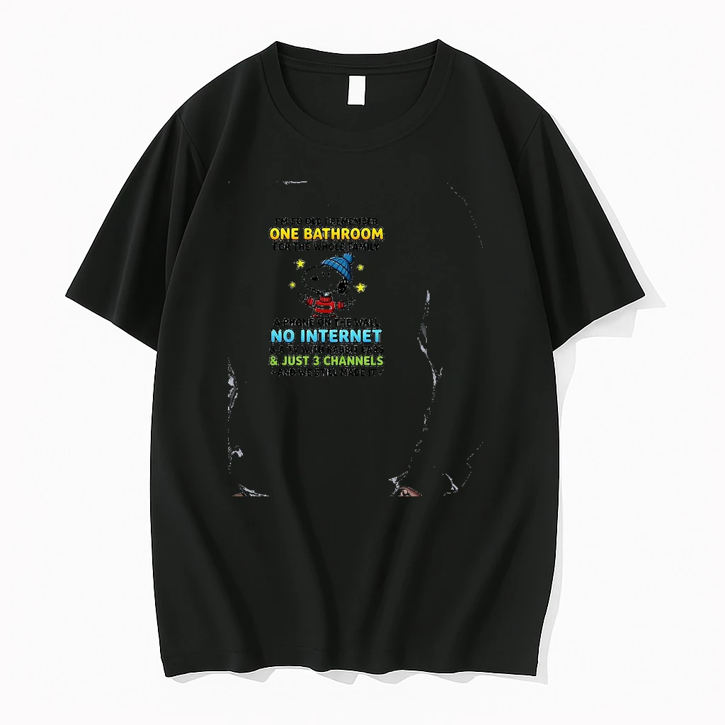 Officials Snoopy Peanuts I Am So Old I Remember One Bathroom For The Whole Family Premium T Shirt Sweatshirt Hoodie
