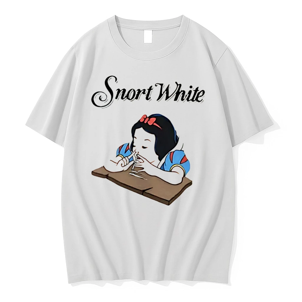 Officials Snort White Snow White Parody Humor Pop Culture Tee Premium T Shirt Sweatshirt Hoodie