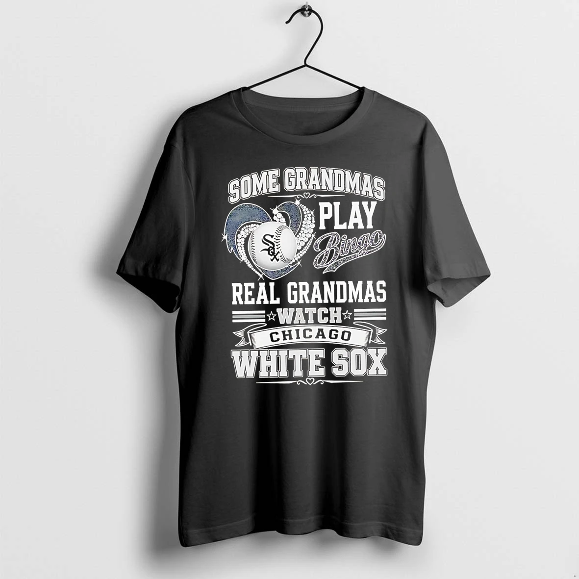 Officials Some Grandmas Play Bingo Real Grandmas Watch Chicago White Sox Premium T Shirt Sweatshirt Hoodie