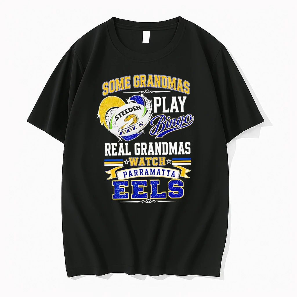 Officials Some Grandmas Play Bingo Real Grandmas Watch Parramatta Eels Premium T Shirt Sweatshirt Hoodie