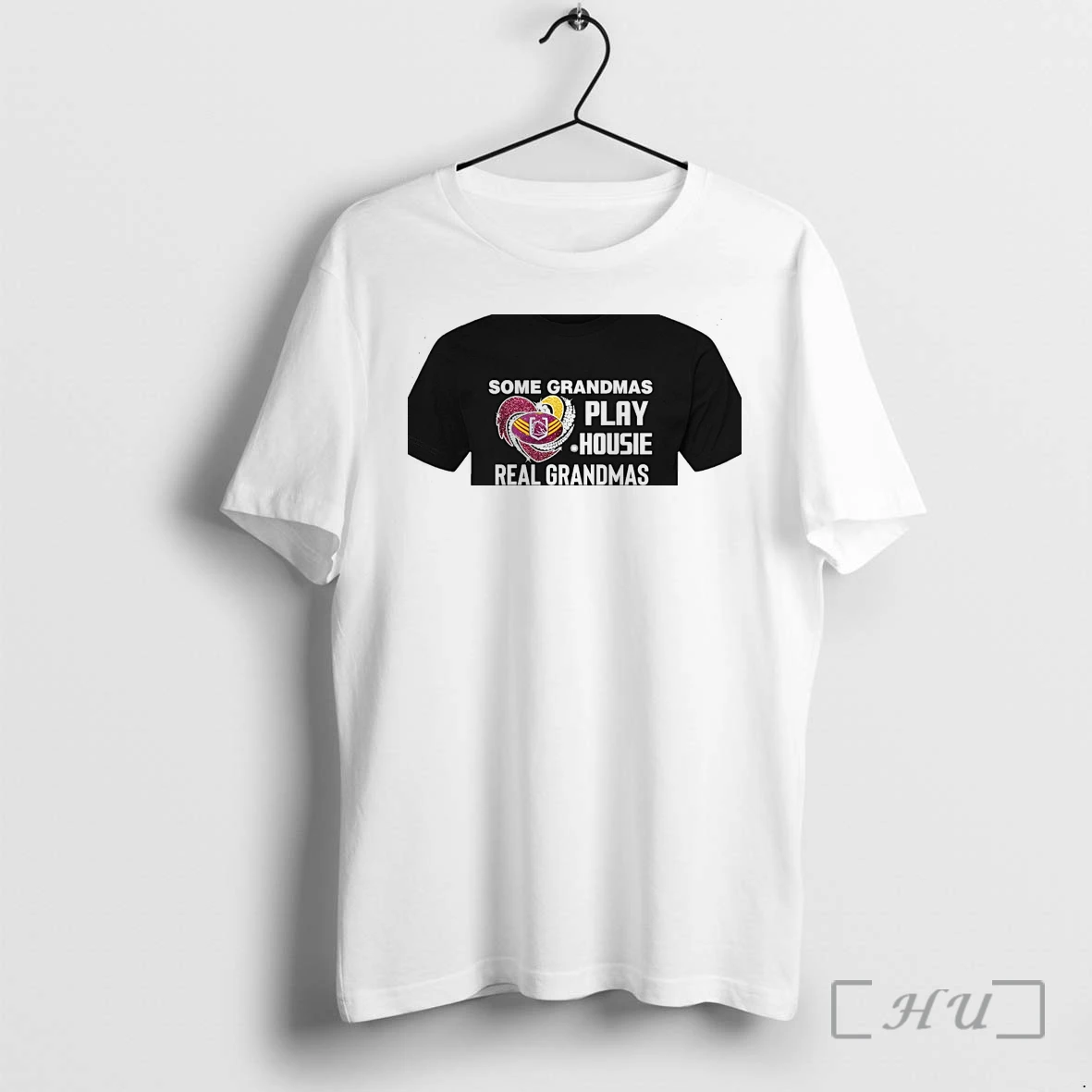 Officials Some Grandmas Play Housie Real Grandmas Watch Brisbane Broncos Heart Diamond Premium T Shirts Sweater Hoodie