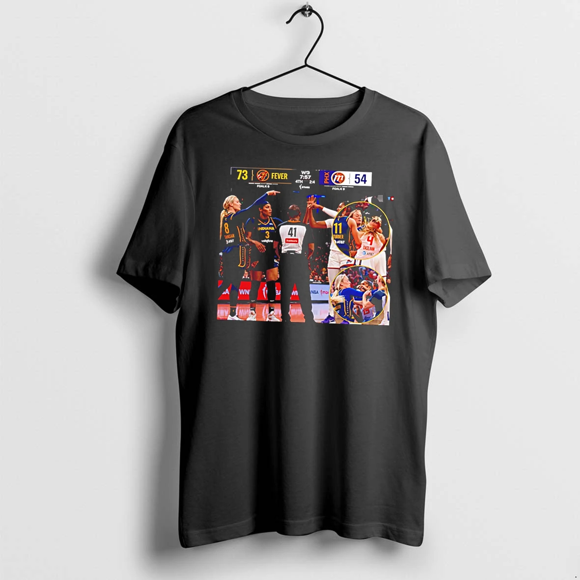 Officials Sophie Cunningham Pointing Meme Indiana Fever Vs Phoenix Mercury Tee Premium T Shirt Sweatshirt Hoodie