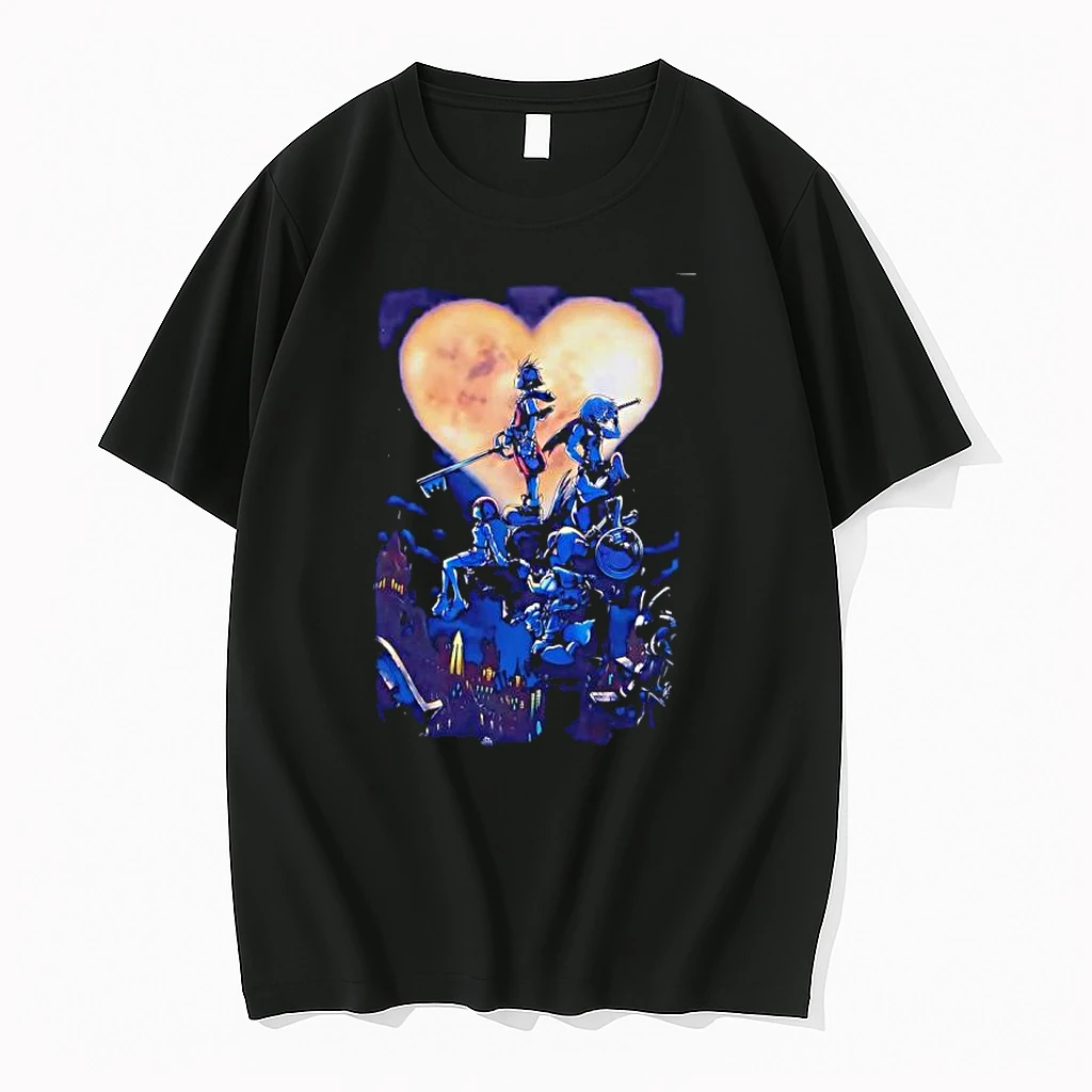 Officials Sora Riku Kairi Donald Duck Goofy Kingdom Hearts Characters Moon Premium T Shirt Sweatshirt Hoodie