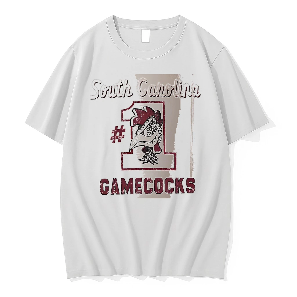Officials South Carolina 1 Gamecocks White Premium T Shirt Sweatshirt Hoodie