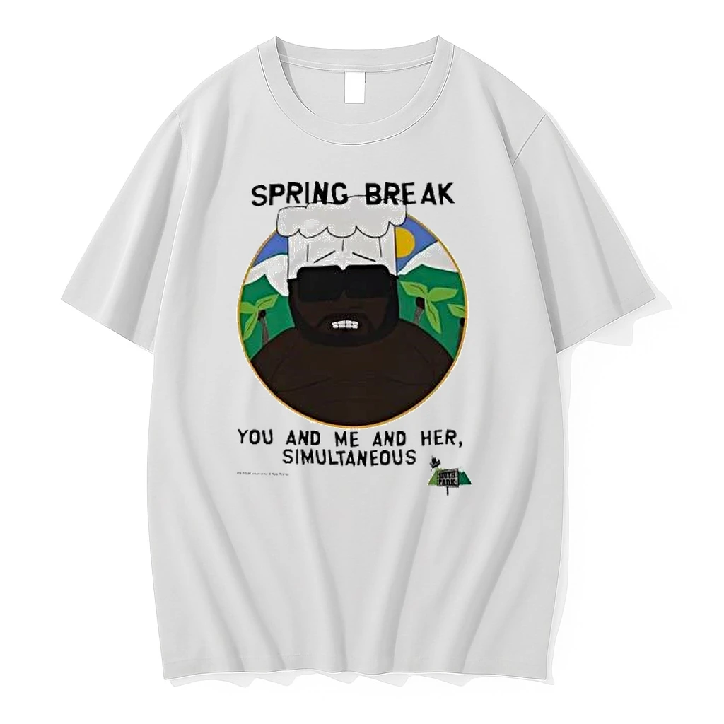 Officials South Park Chef Spring Break You And Me And Her Simultaneous Premium T Shirt Sweatshirt Hoodie