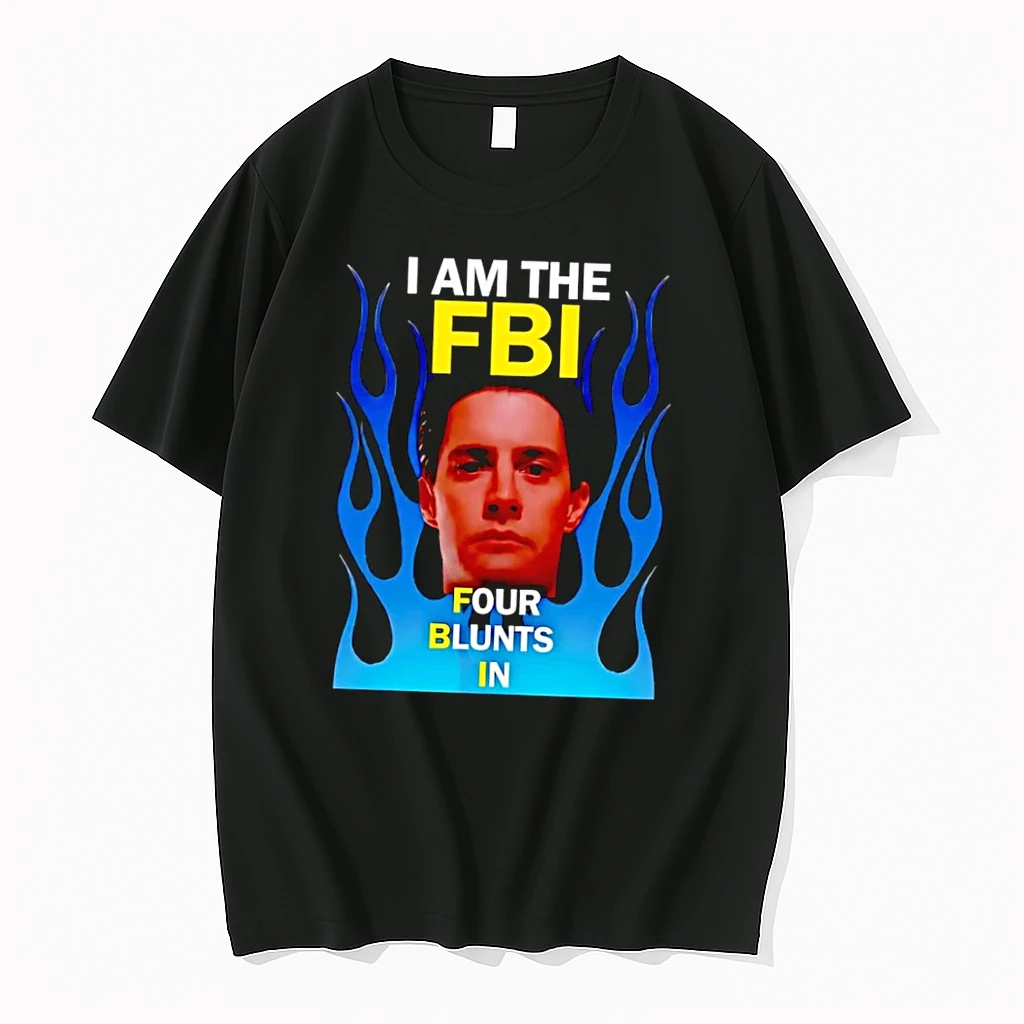 Officials Special Agent Dale Cooper I Am The Fbi Four Blunts In Black Premium T Shirt Sweatshirt Hoodie