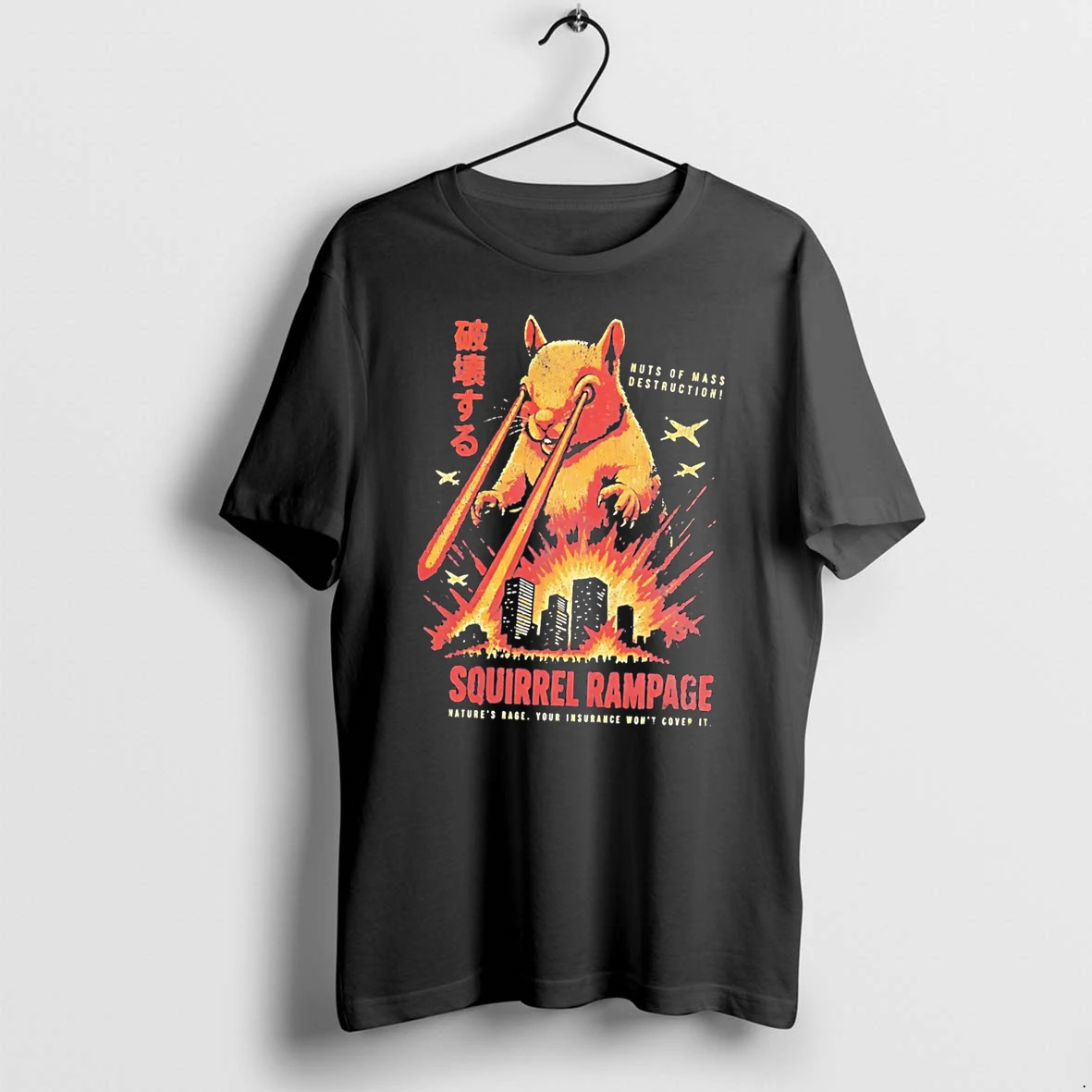 Officials Squirrel Rampage Nuts Of Mass Destruction Natures Rage Tee Premium T Shirt Sweatshirt Hoodie